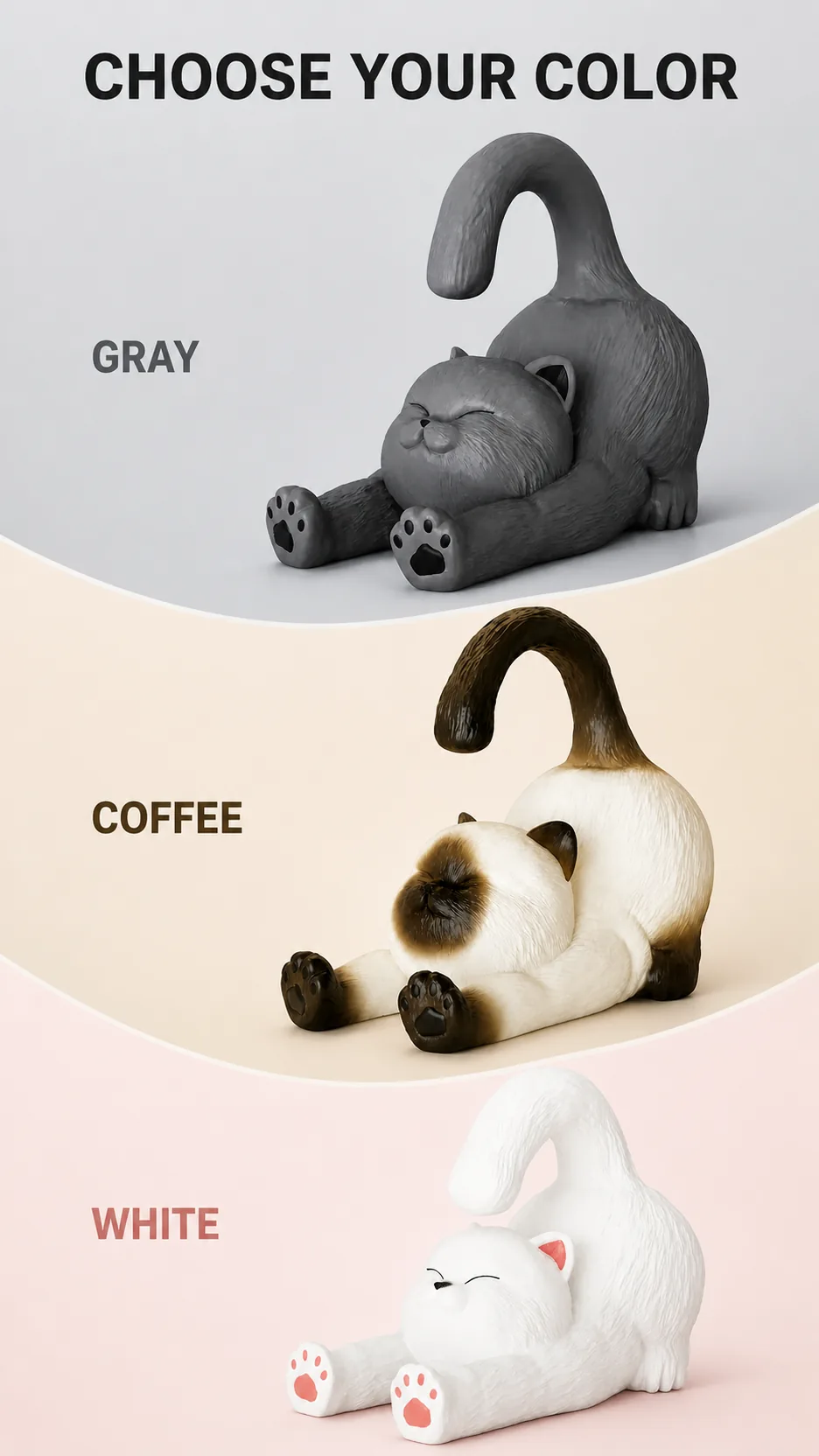 Siamese Cat Phone and Tablet Stand product detail 5