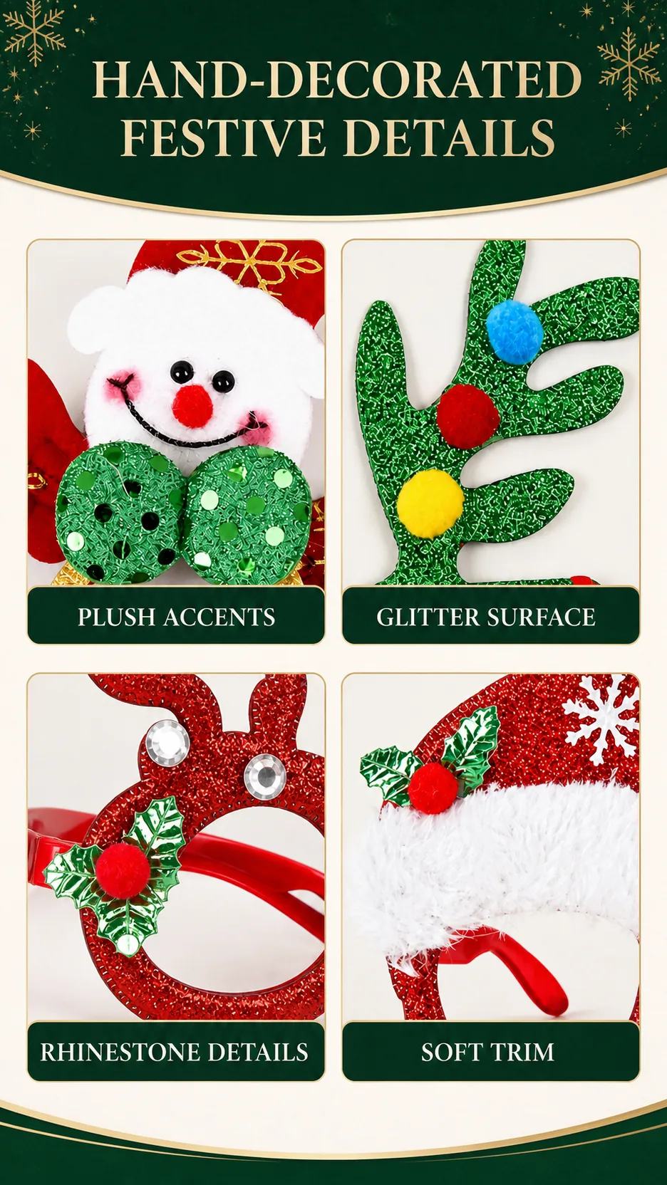 Christmas Party Novelty Glasses product detail 2