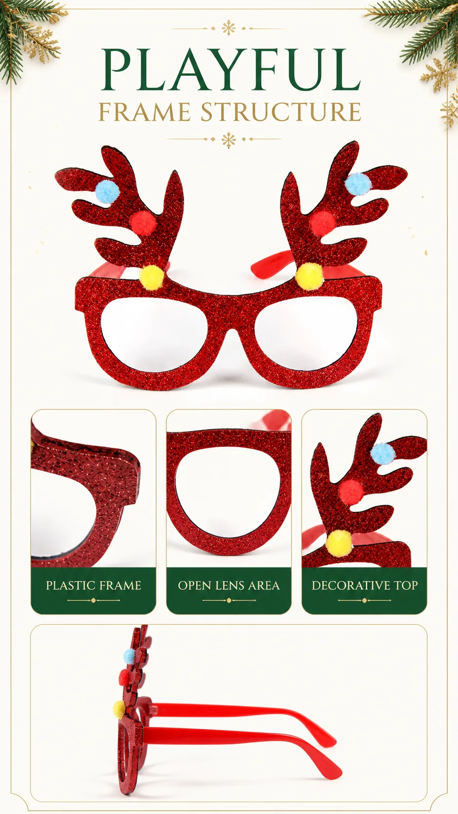 Christmas Party Novelty Glasses product detail 3