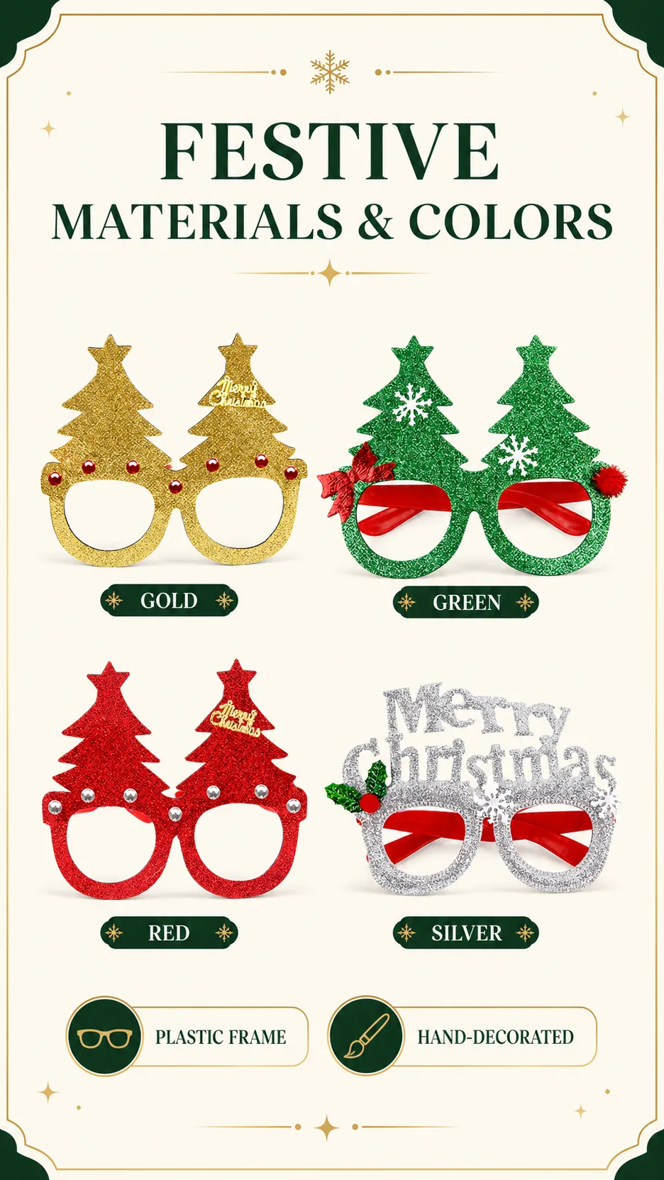 Christmas Party Novelty Glasses product detail 4