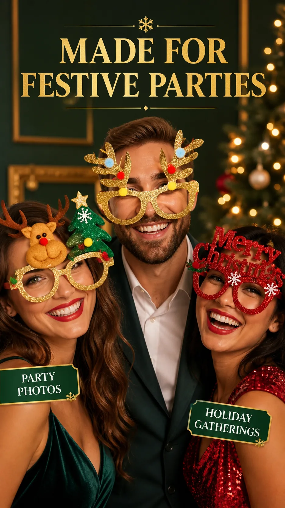 Christmas Party Novelty Glasses product detail 6