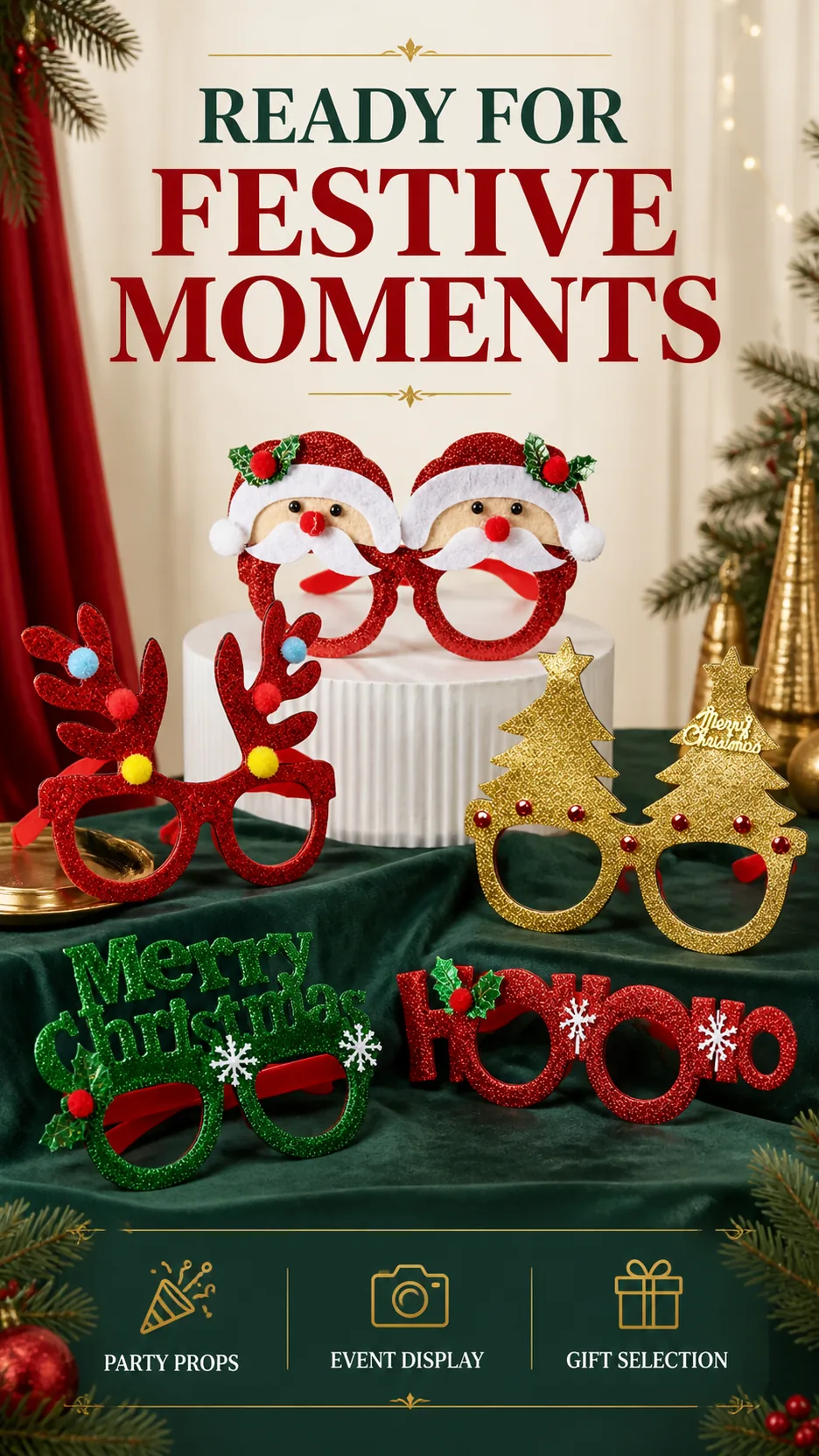 Christmas Party Novelty Glasses product detail 8