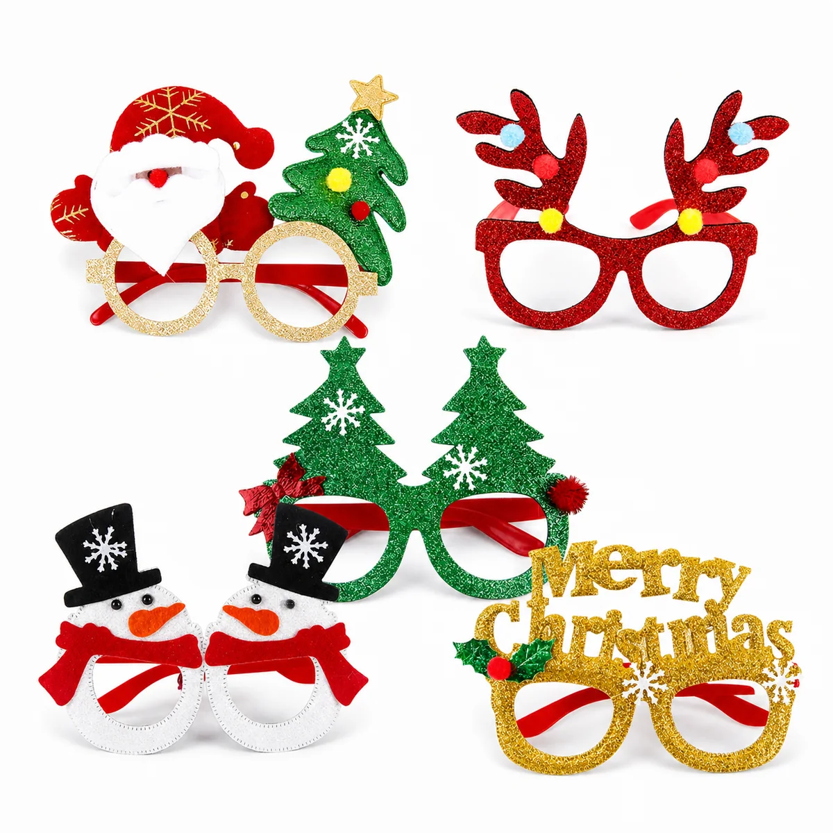 Christmas Party Novelty Glasses
