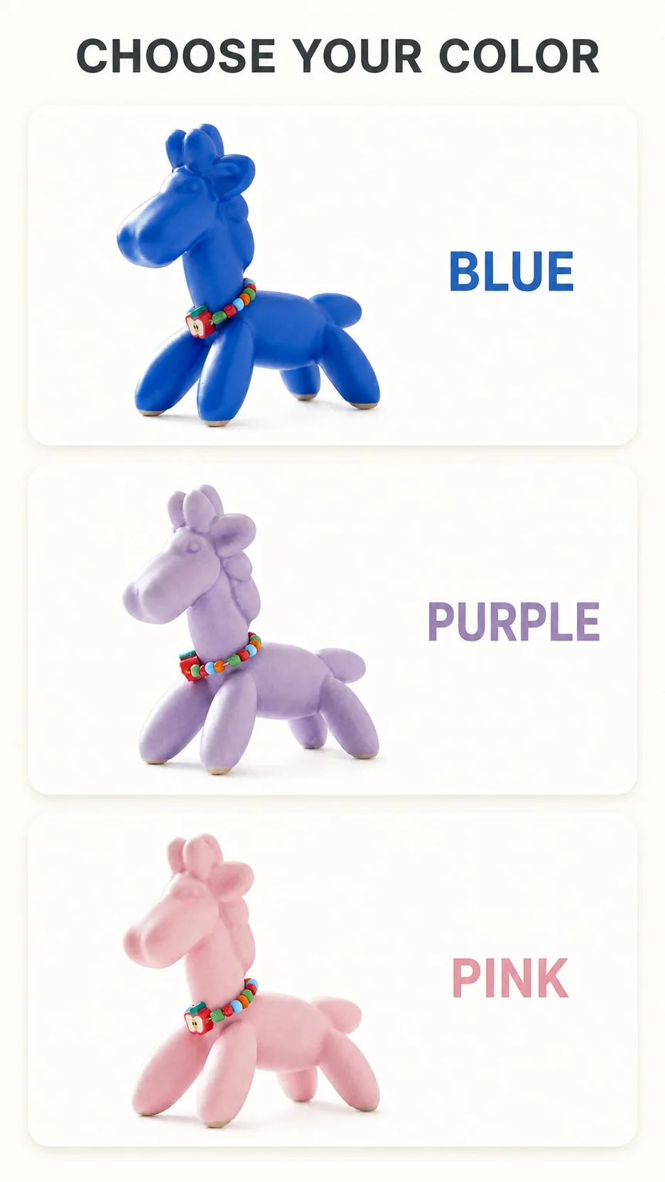 Balloon Horse Ceramic Figurines product detail 5