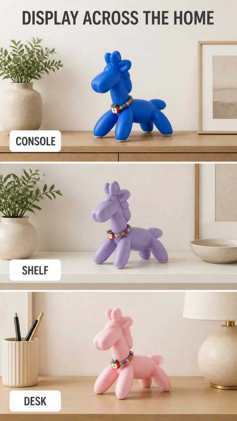 Balloon Horse Ceramic Figurines product detail 8