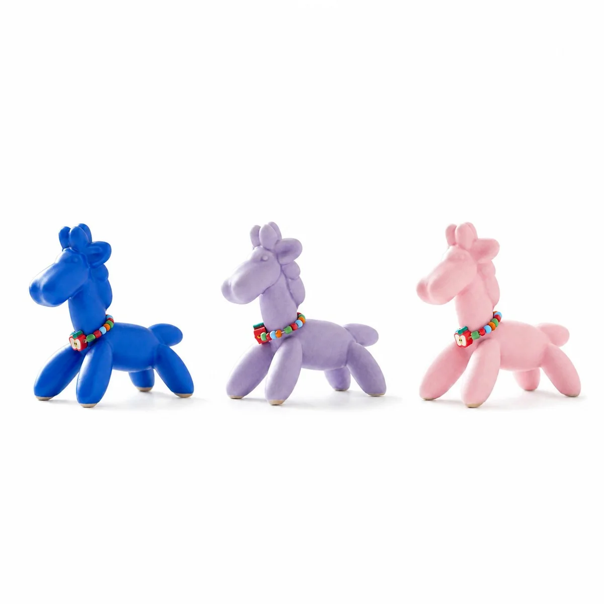 Balloon Horse Ceramic Figurines