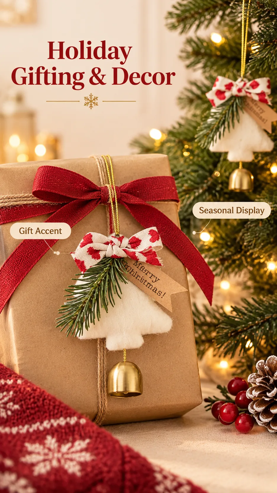 A New Year's charring Christmas decoration doorbell and a Christmas car wind bell gift. product detail 7