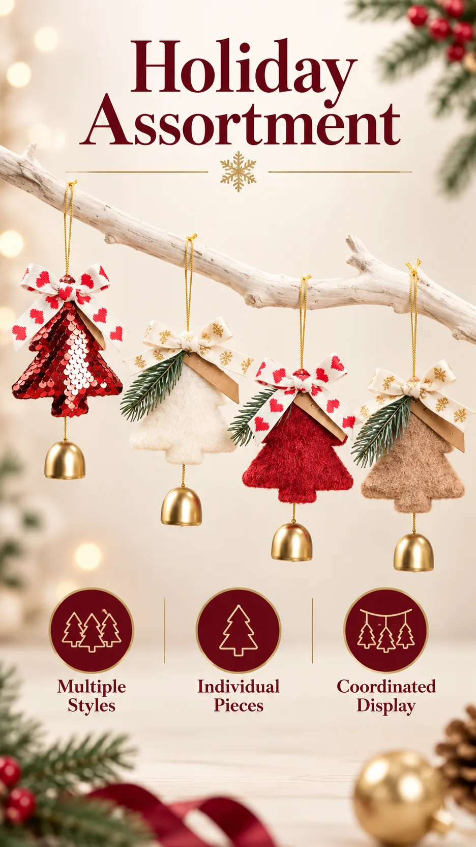 A New Year's charring Christmas decoration doorbell and a Christmas car wind bell gift. product detail 8