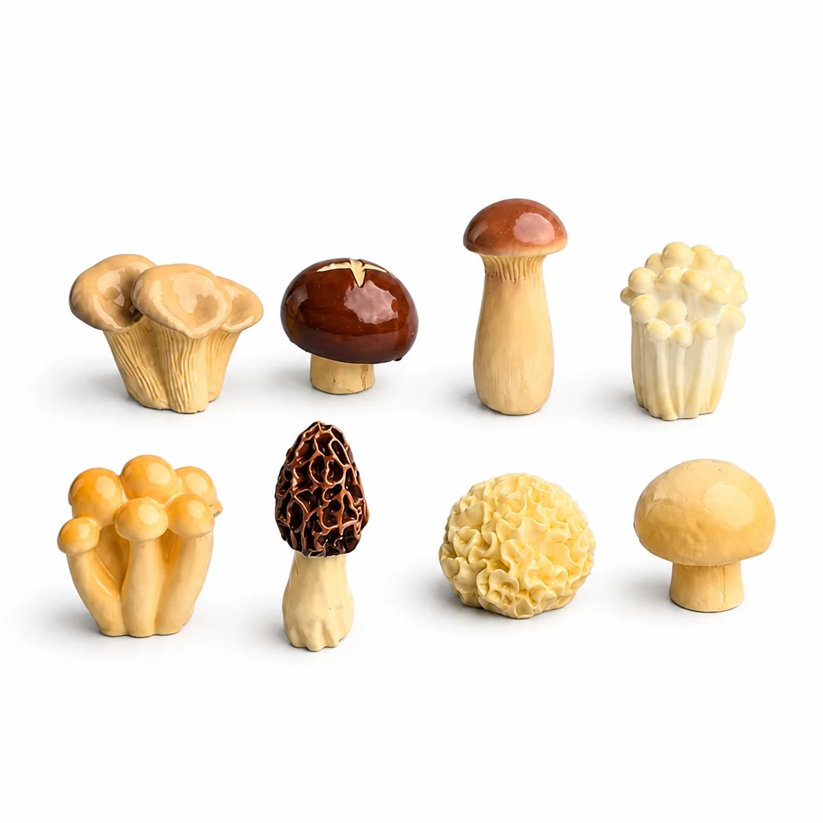 Mini Mushroom Desk Figurine Collection