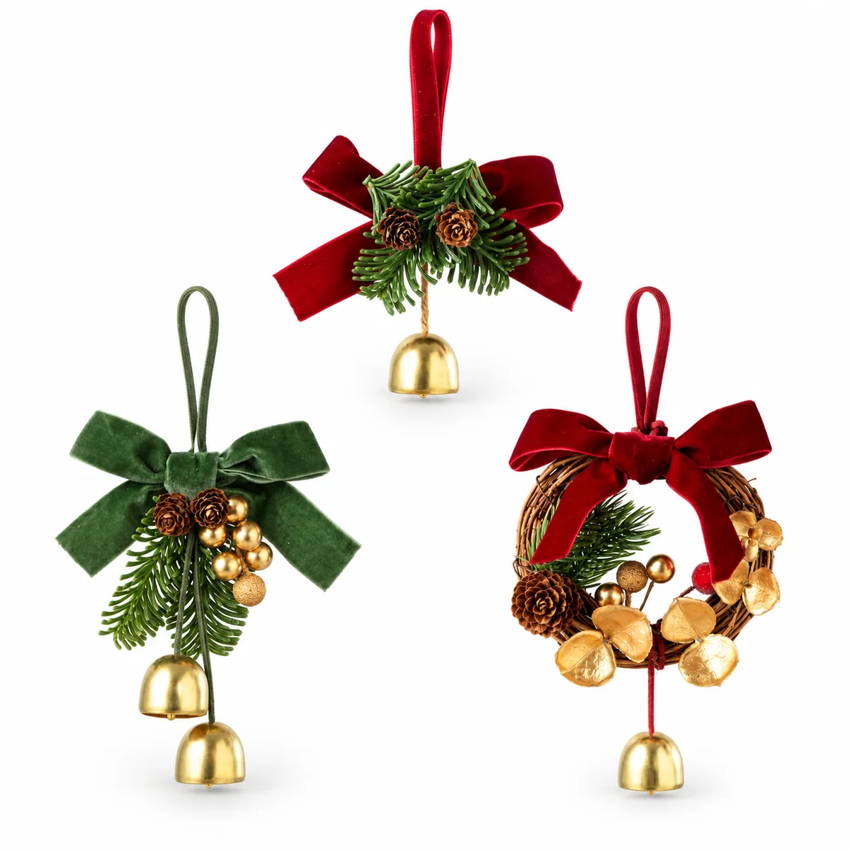 Bell Wreath Christmas Tree Ornament