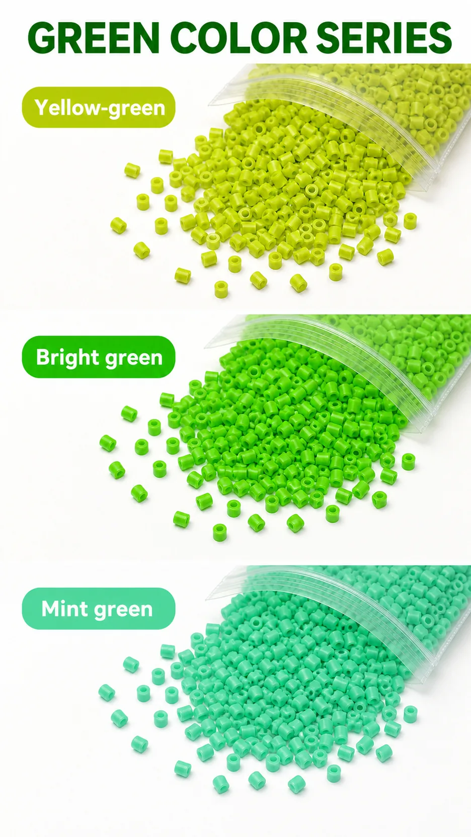 2.6mm Fusion Bead Refills Single Color Plastic DIY Craft Beads Wholesale product detail 5