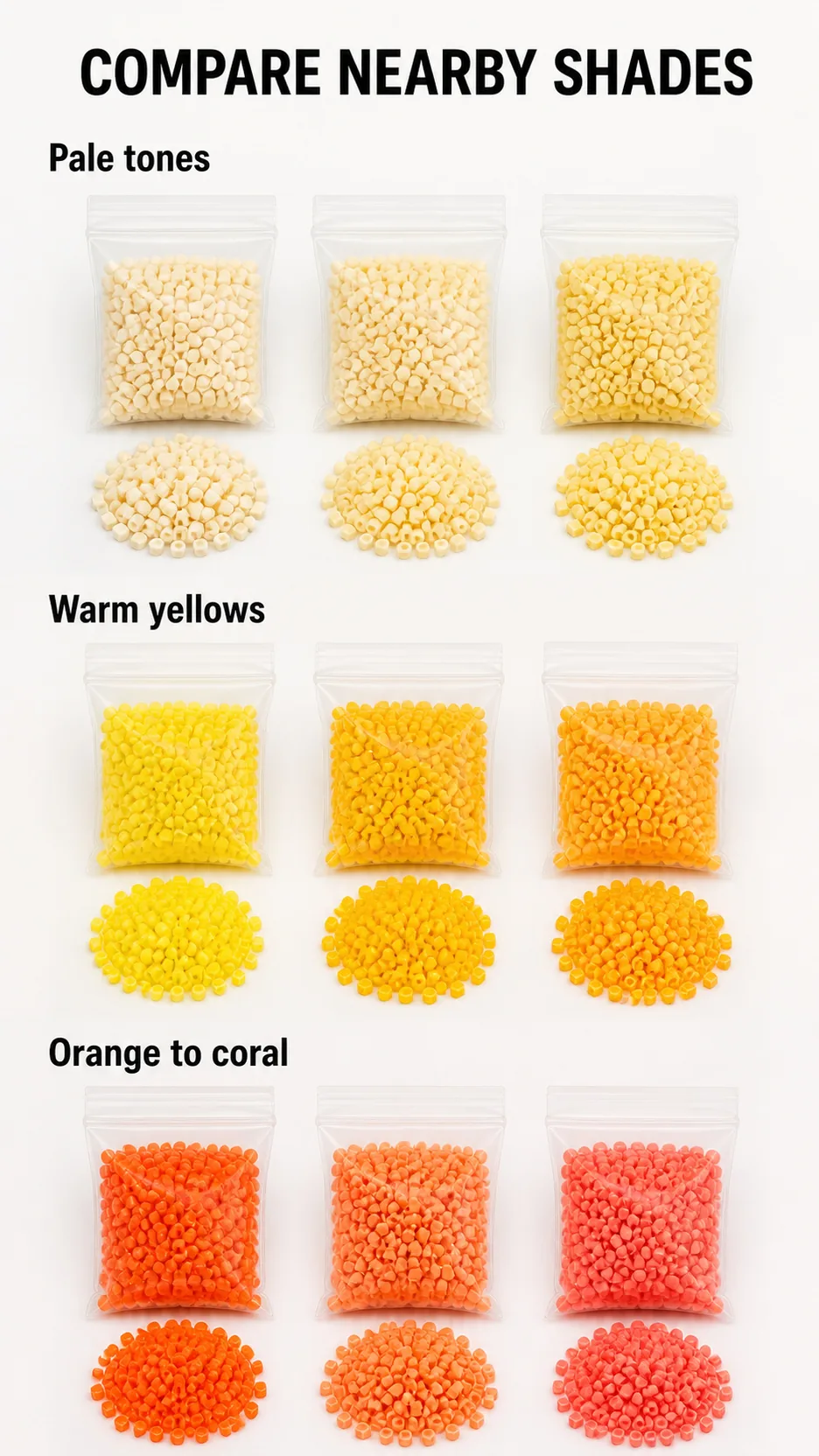 2.6mm Fusion Bead Refills Single Color Plastic DIY Craft Beads Wholesale product detail 6