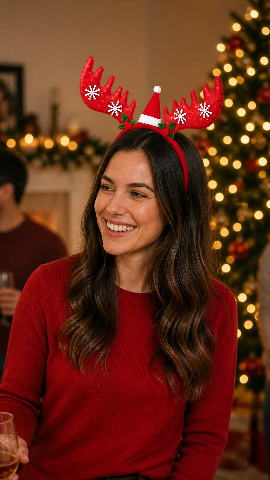 Cartoon Reindeer Antler Party Headbands product detail 6