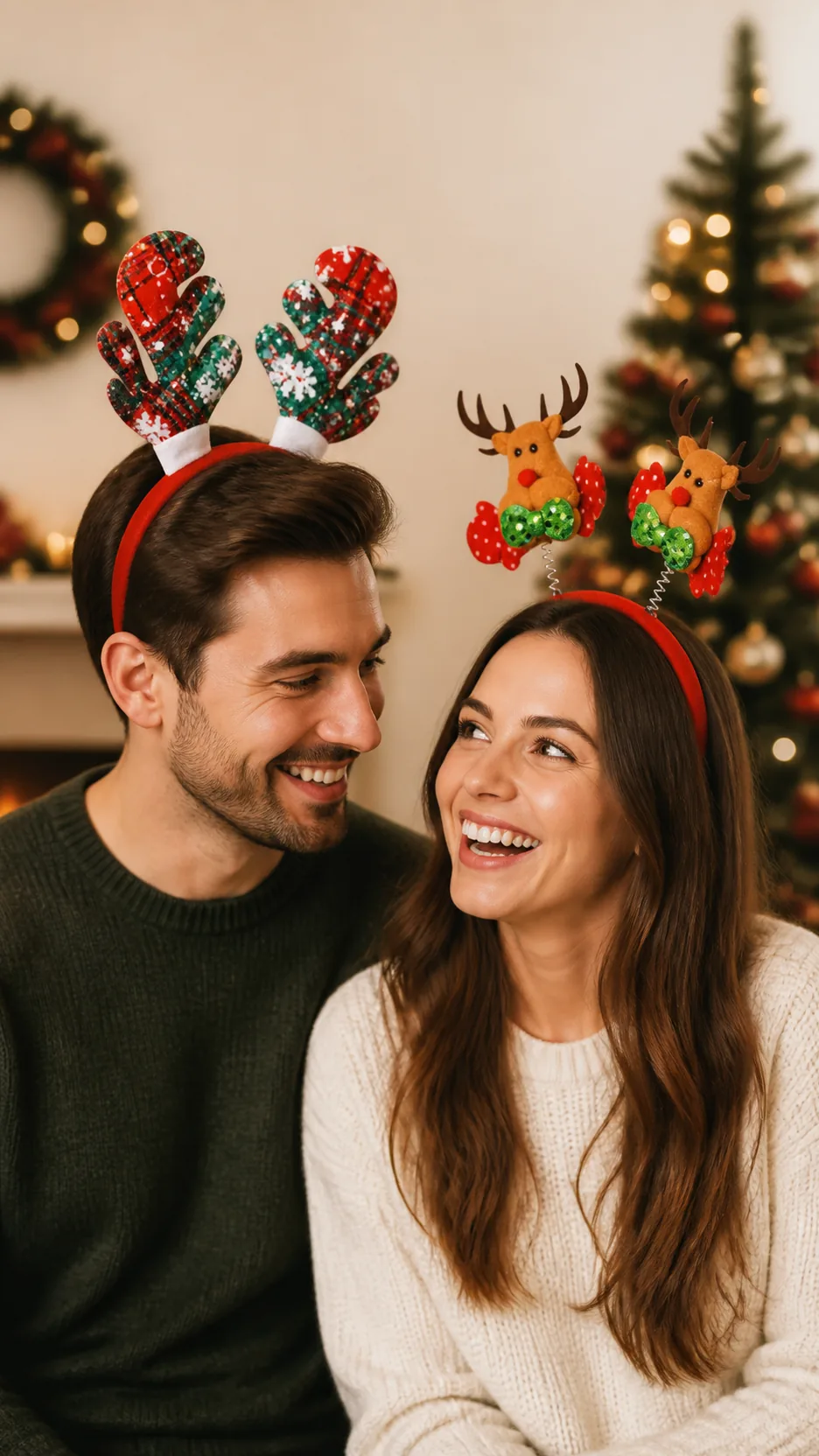 Cartoon Reindeer Antler Party Headbands product detail 7